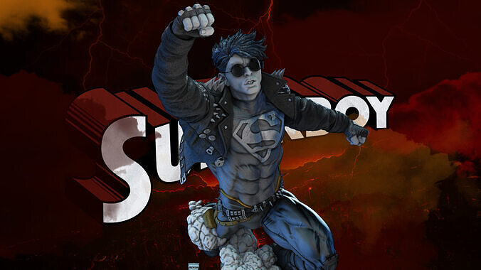 SuperBoy dc  3D print model