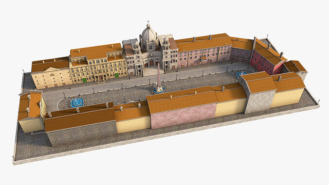 Piazza Navona Square 3D model