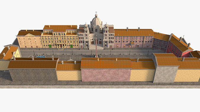 Piazza Navona Square 3D model