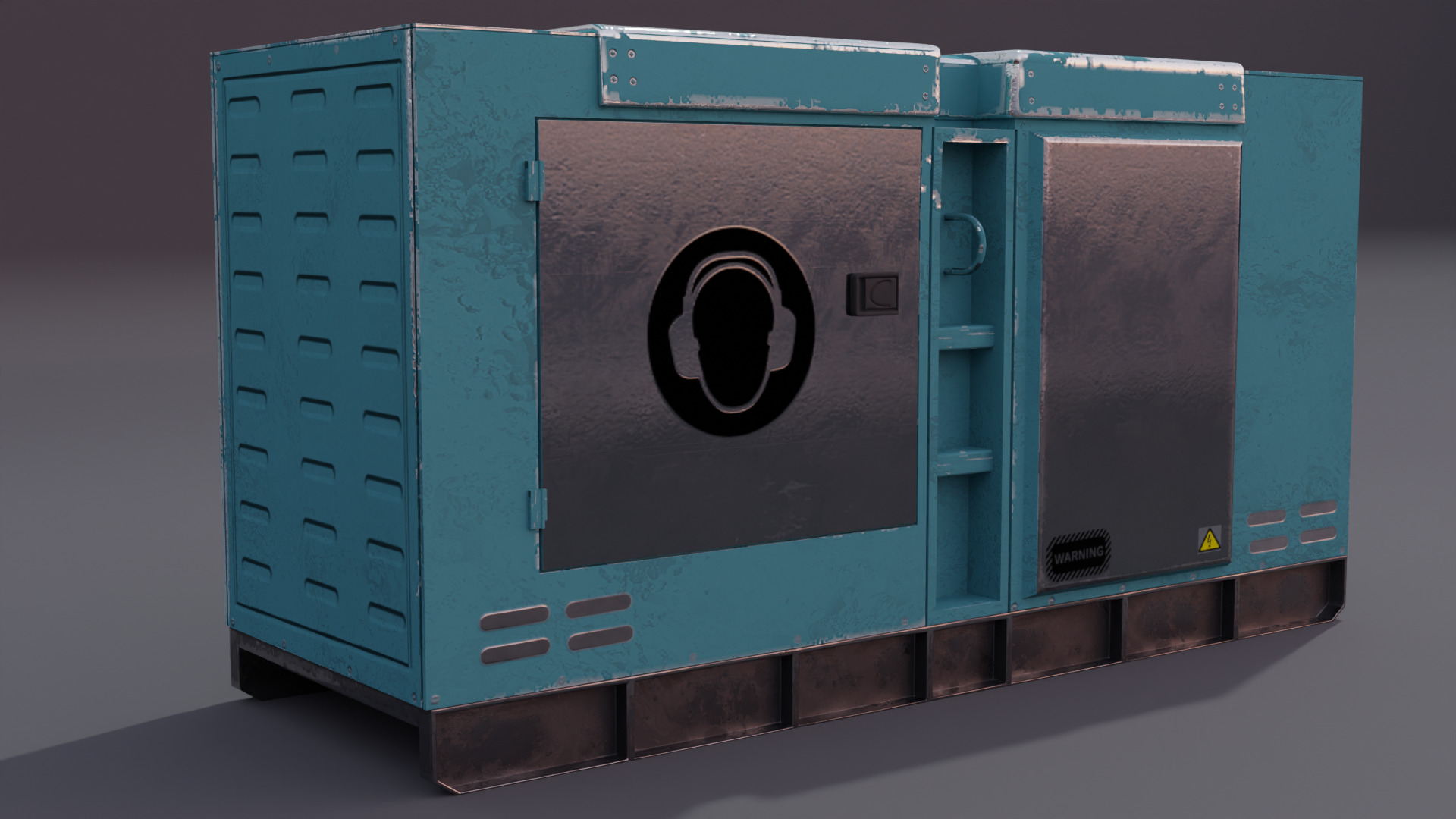 Electricity Generator 3D Model 3D model_3