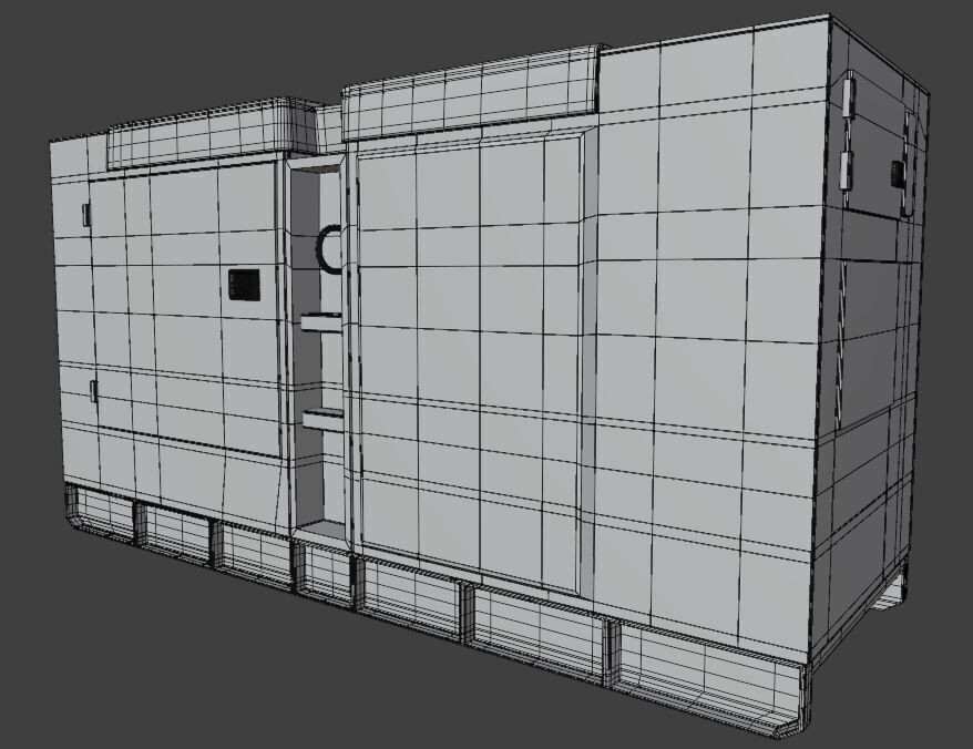 Electricity Generator 3D Model 3D model_11