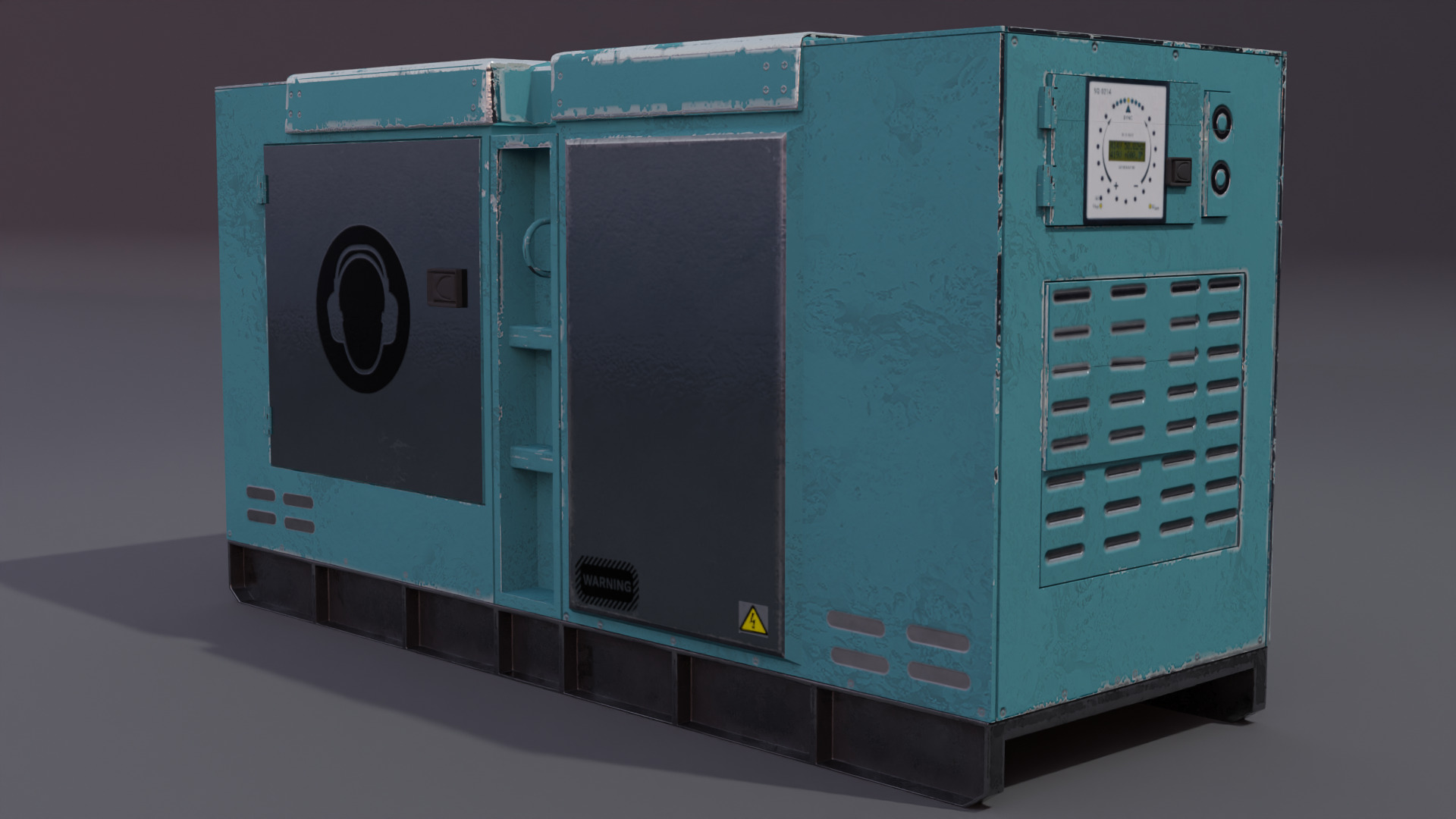 Electricity Generator 3D Model 3D model_2