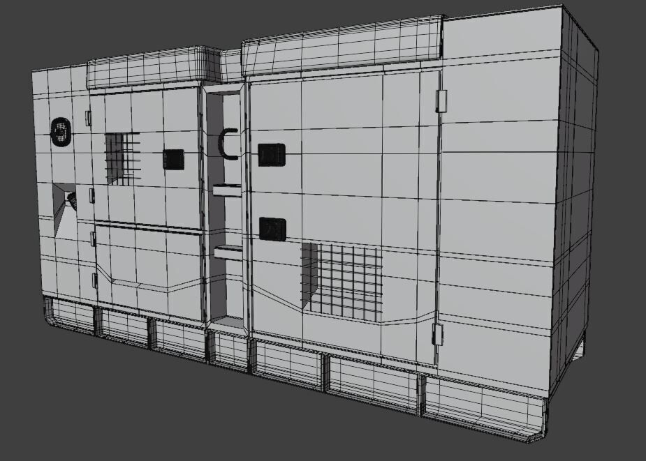 Electricity Generator 3D Model 3D model_10