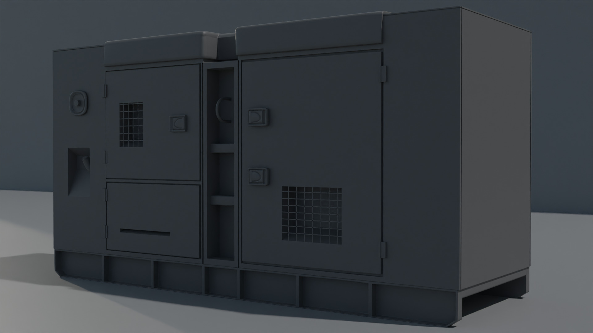 Electricity Generator 3D Model 3D model_7