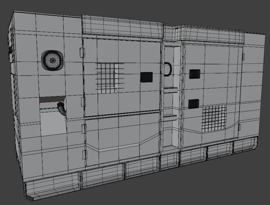 Electricity Generator 3D Model 3D model_9