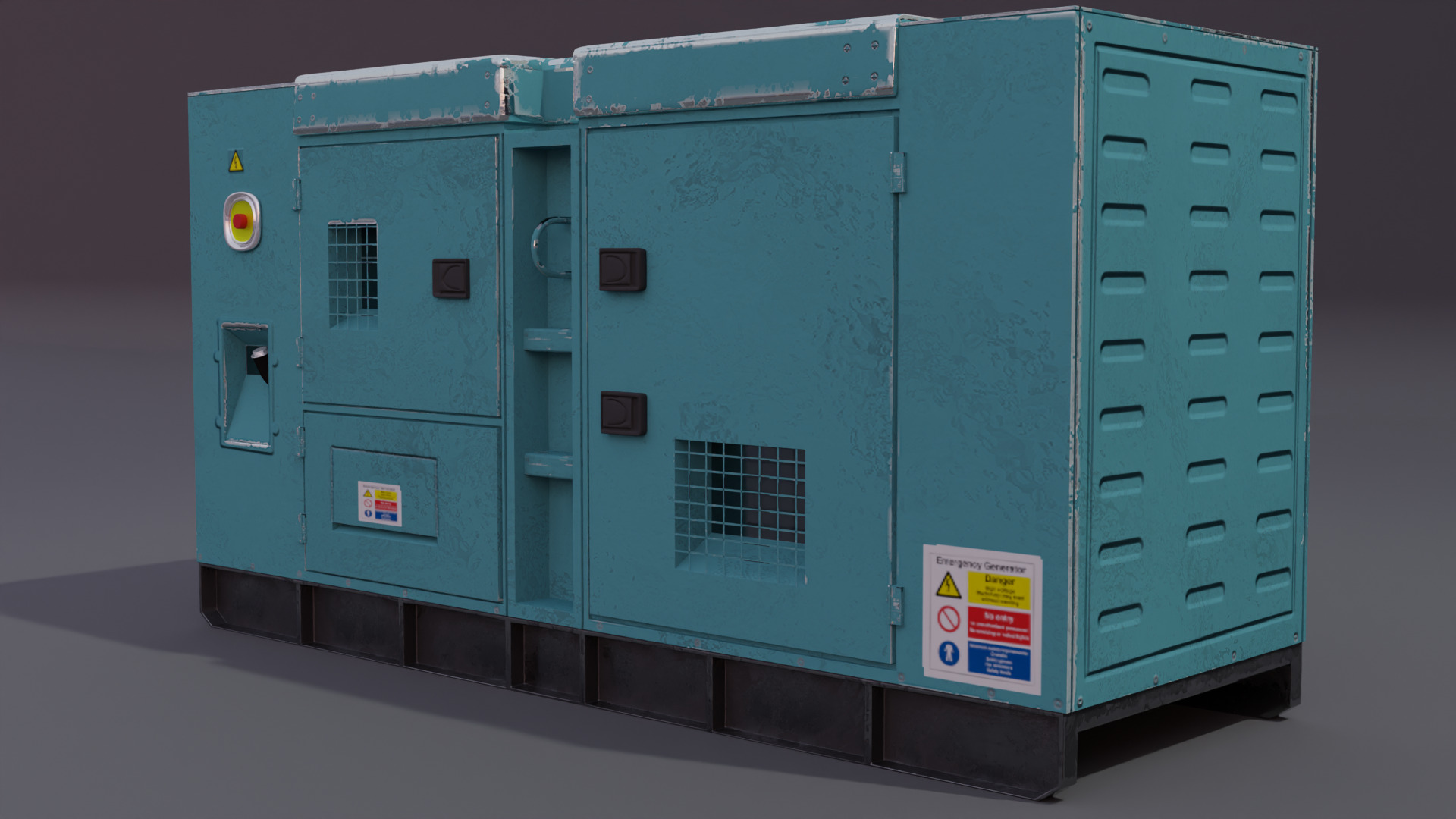 Electricity Generator 3D Model 3D model_6
