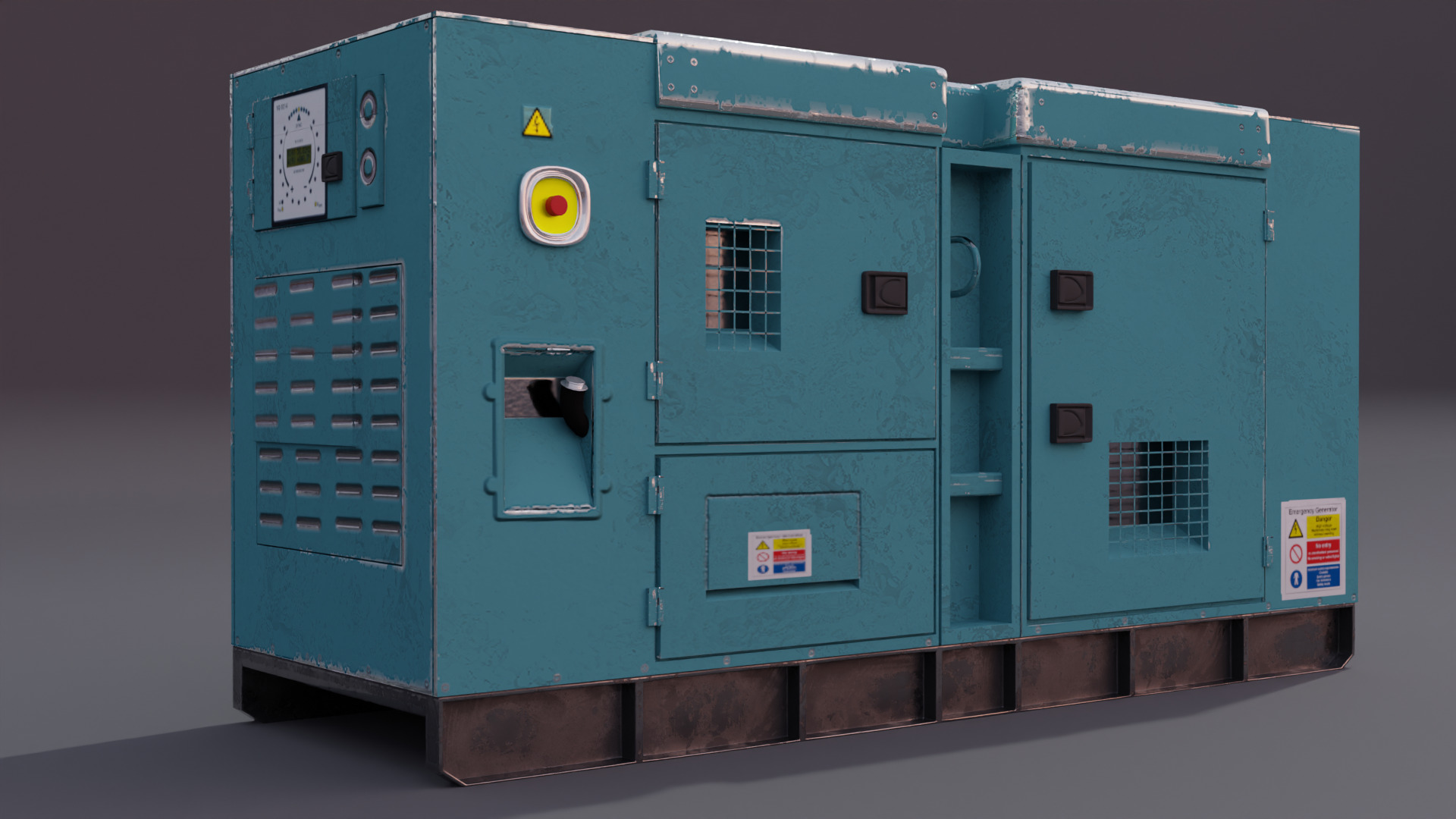 Electricity Generator 3D Model 3D model_1