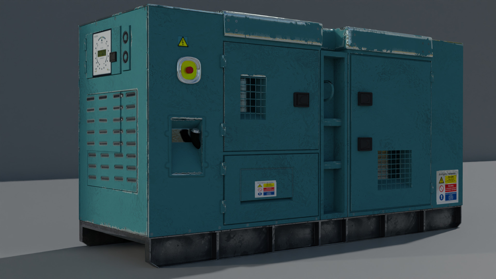 Electricity Generator 3D Model 3D model_5