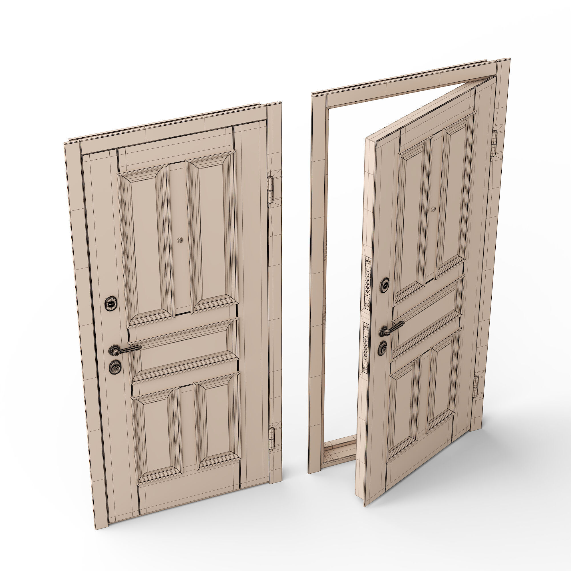 Kerly Door 3D model_2