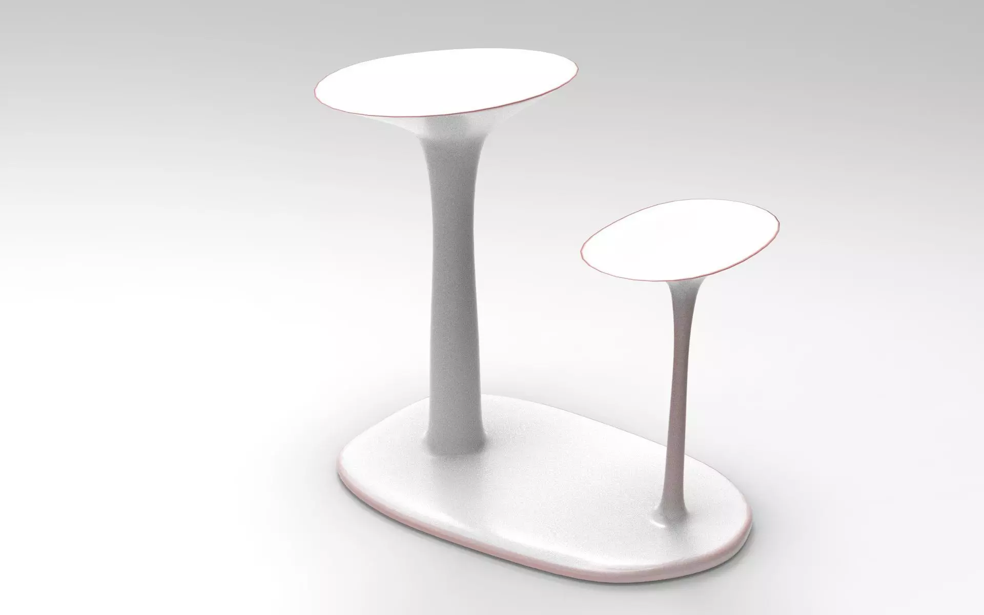 Pusto Children Desk Set Low-poly 3D model