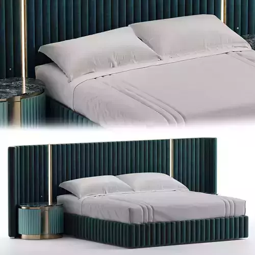 Visionnaire leonardo bed 3D model