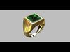 Cabochon Ring 3D print model_1