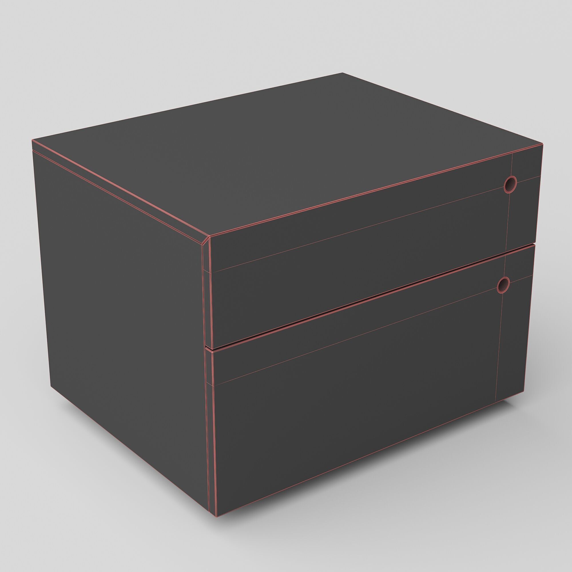 Kaysen Bedside Table 3D model_2