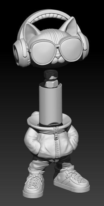 Cool Cat 2 3D print model_19