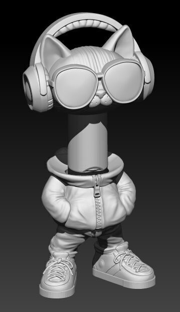 Cool Cat 2 3D print model_18