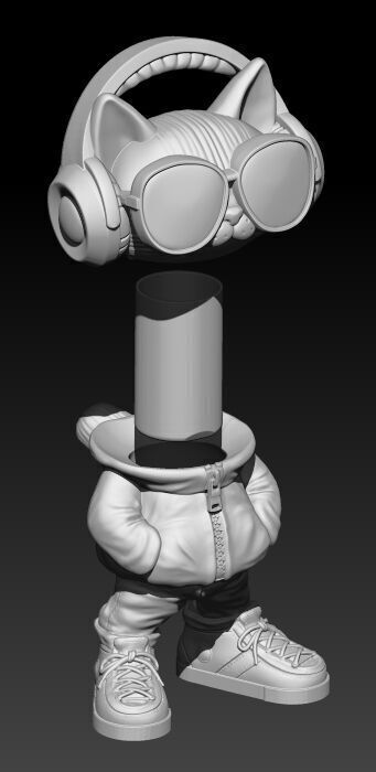 Cool Cat 2 3D print model_8