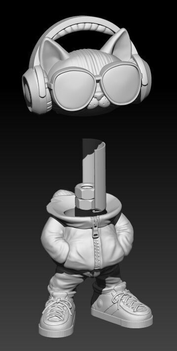 Cool Cat 2 3D print model_20