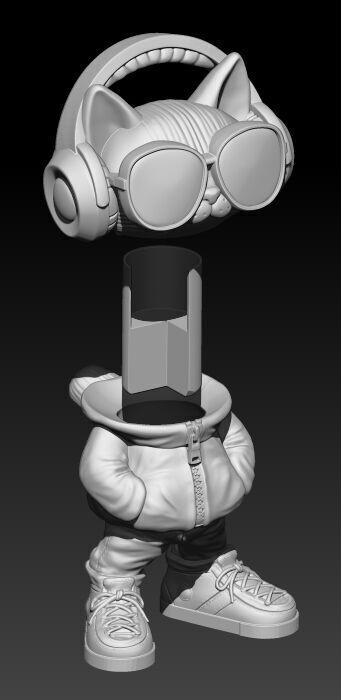 Cool Cat 2 3D print model_9