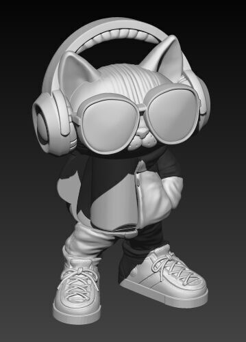 Cool Cat 2 3D print model_22