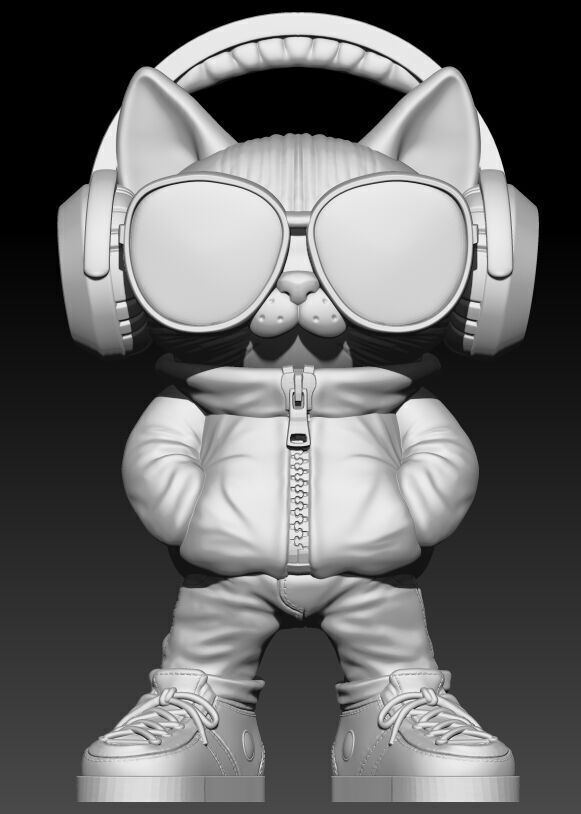 Cool Cat 2 3D print model_10