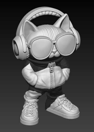 Cool Cat 2 3D print model_23