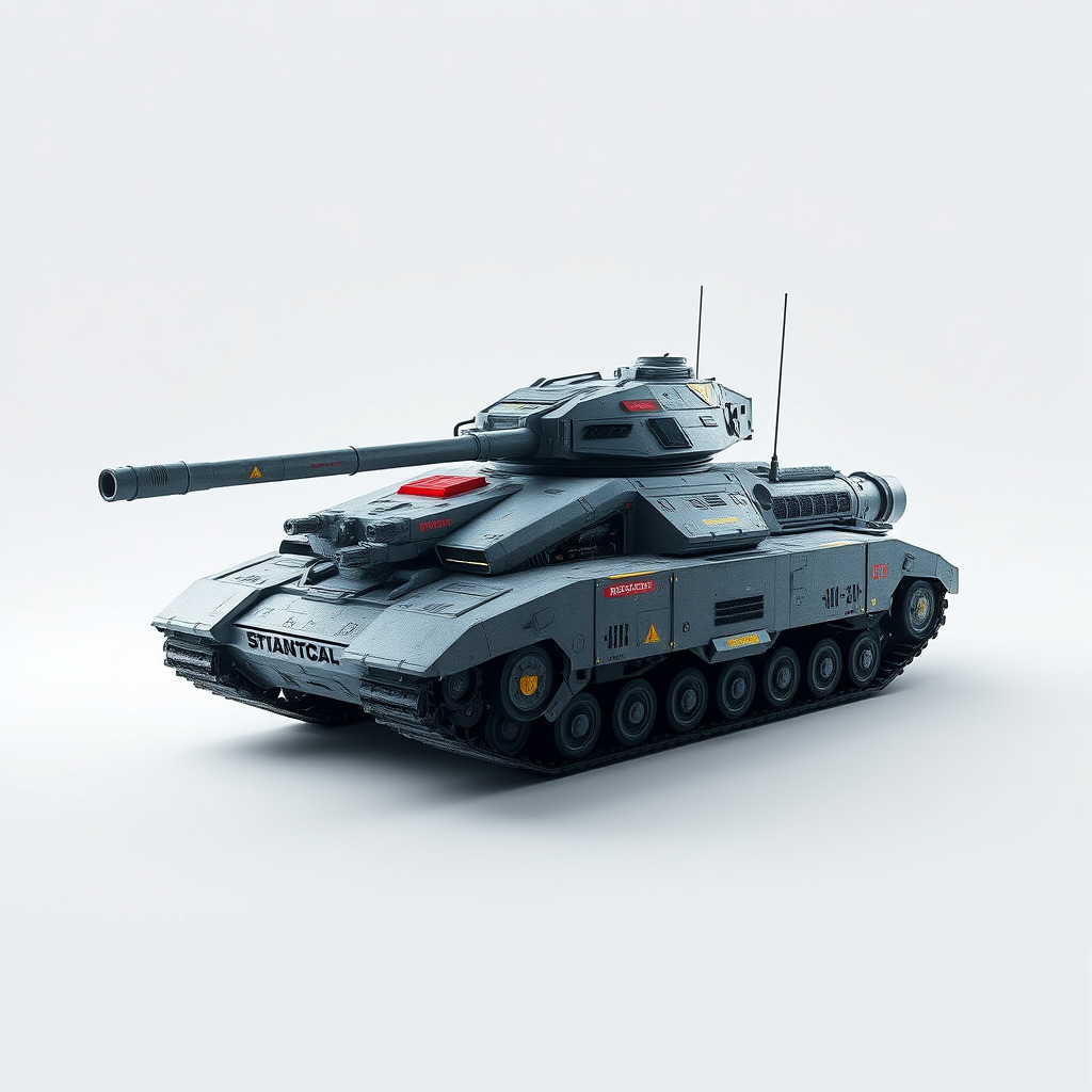Futuristic Tank Model Pack for D Design Low-poly 3D model_3
