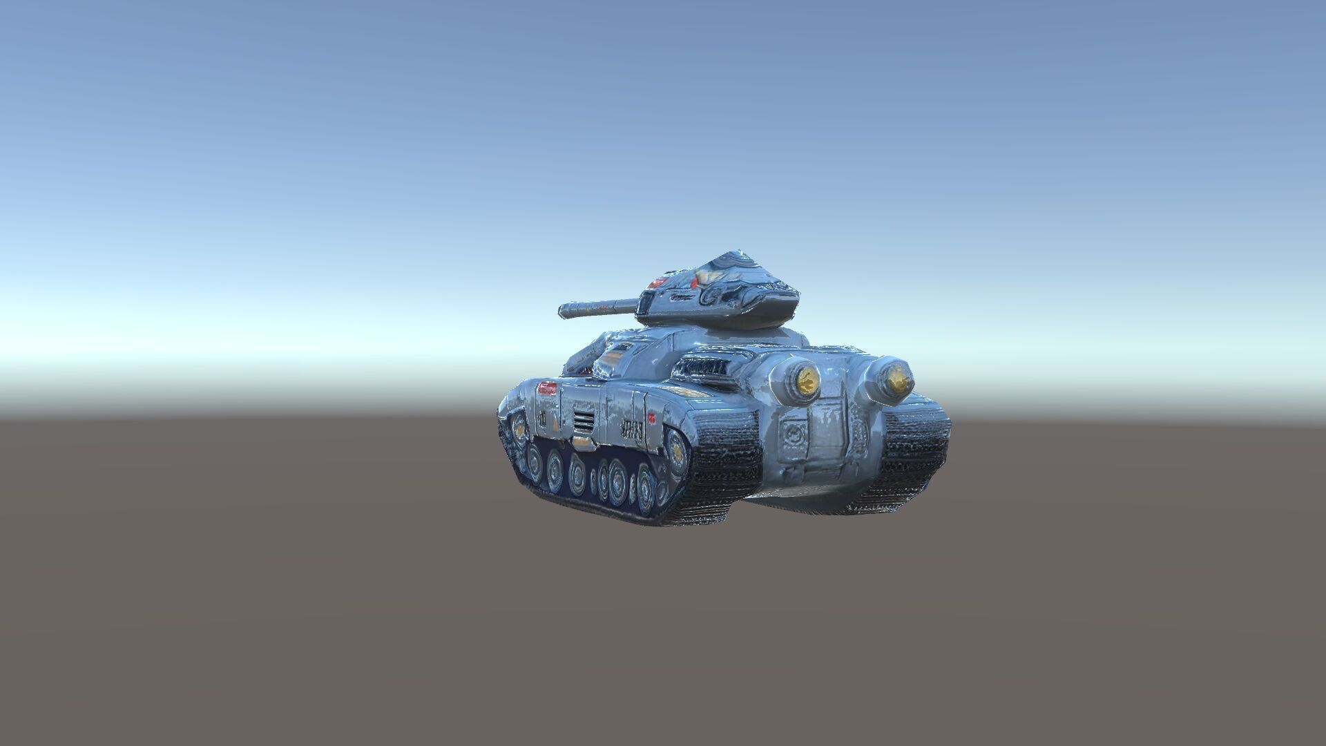 Futuristic Tank Model Pack for D Design Low-poly 3D model_35