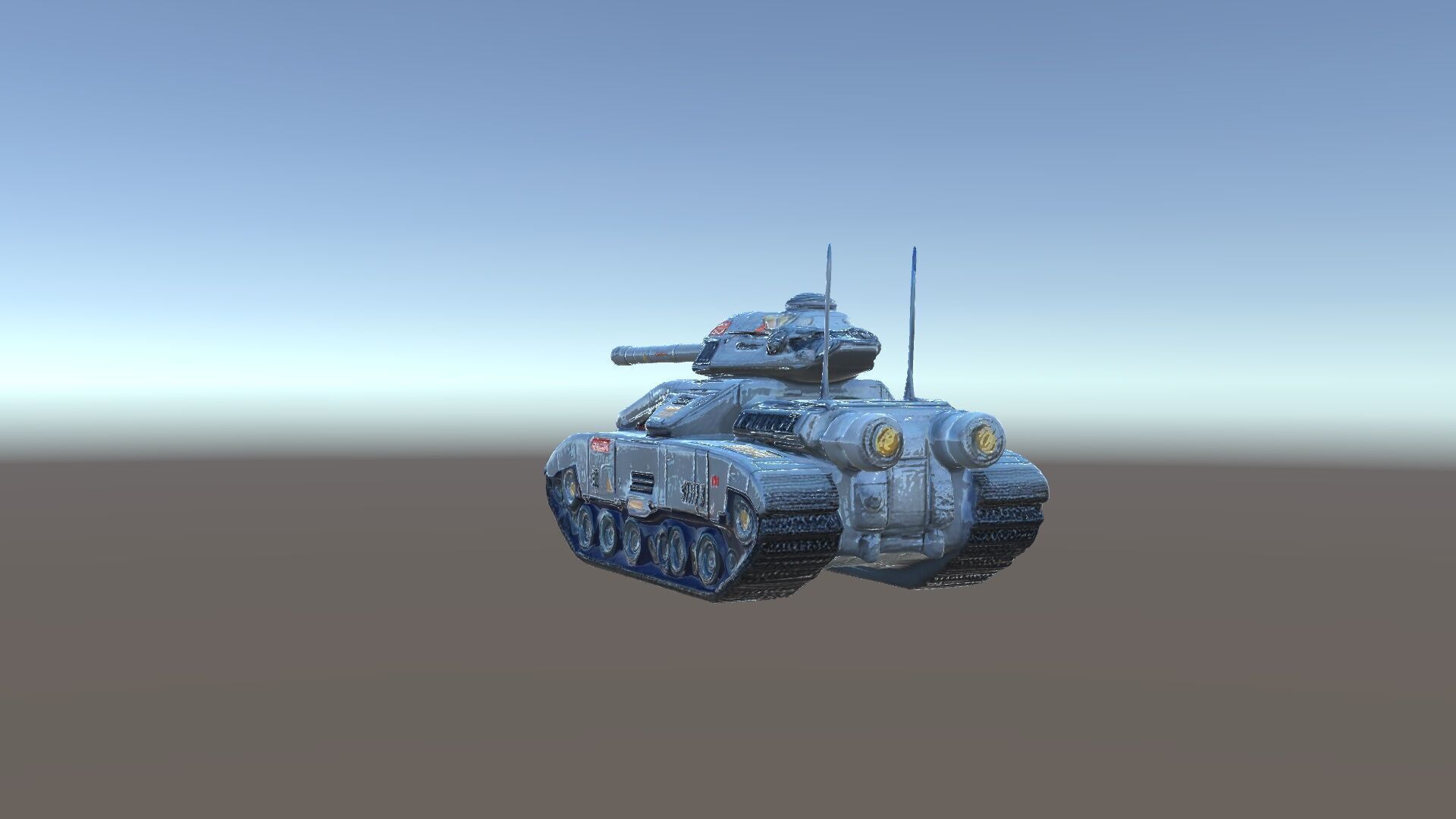 Futuristic Tank Model Pack for D Design Low-poly 3D model_34