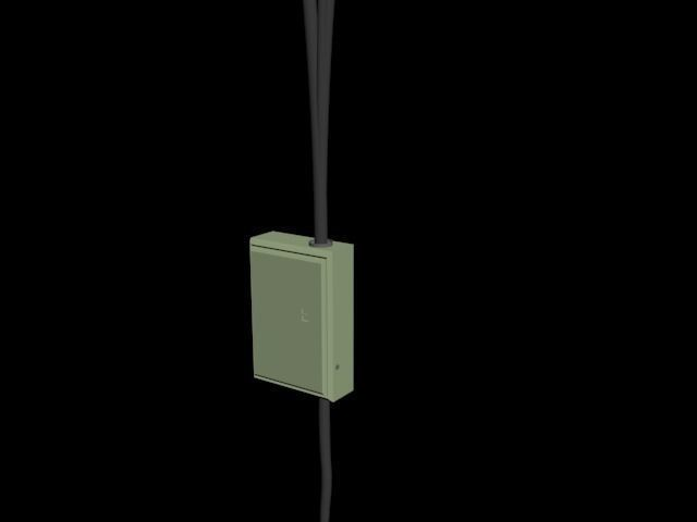 Electricity Box  Free low-poly 3D model