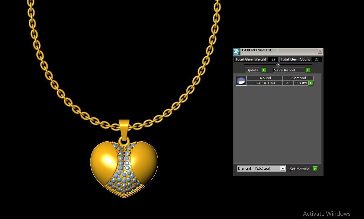 Heart Lokit 3D print model_9