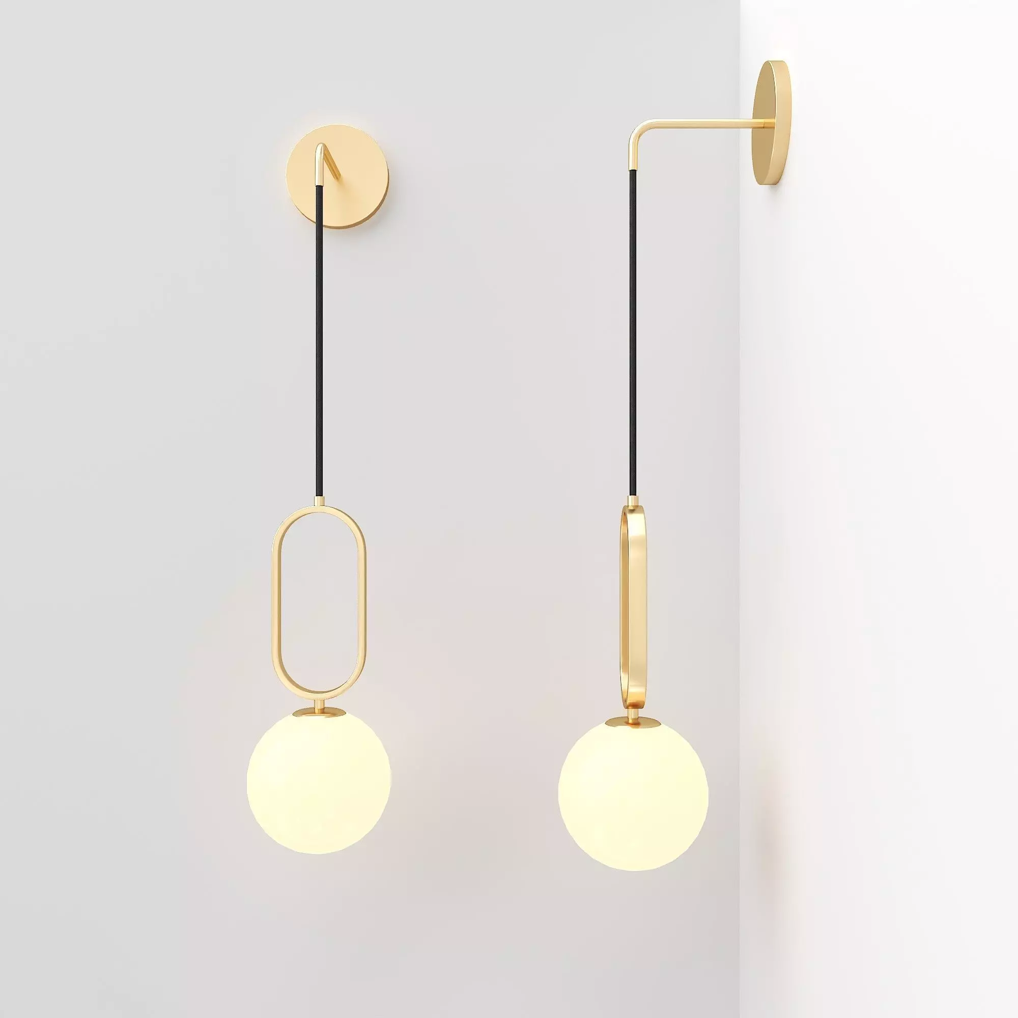 Innison Wall Light 3D model_0