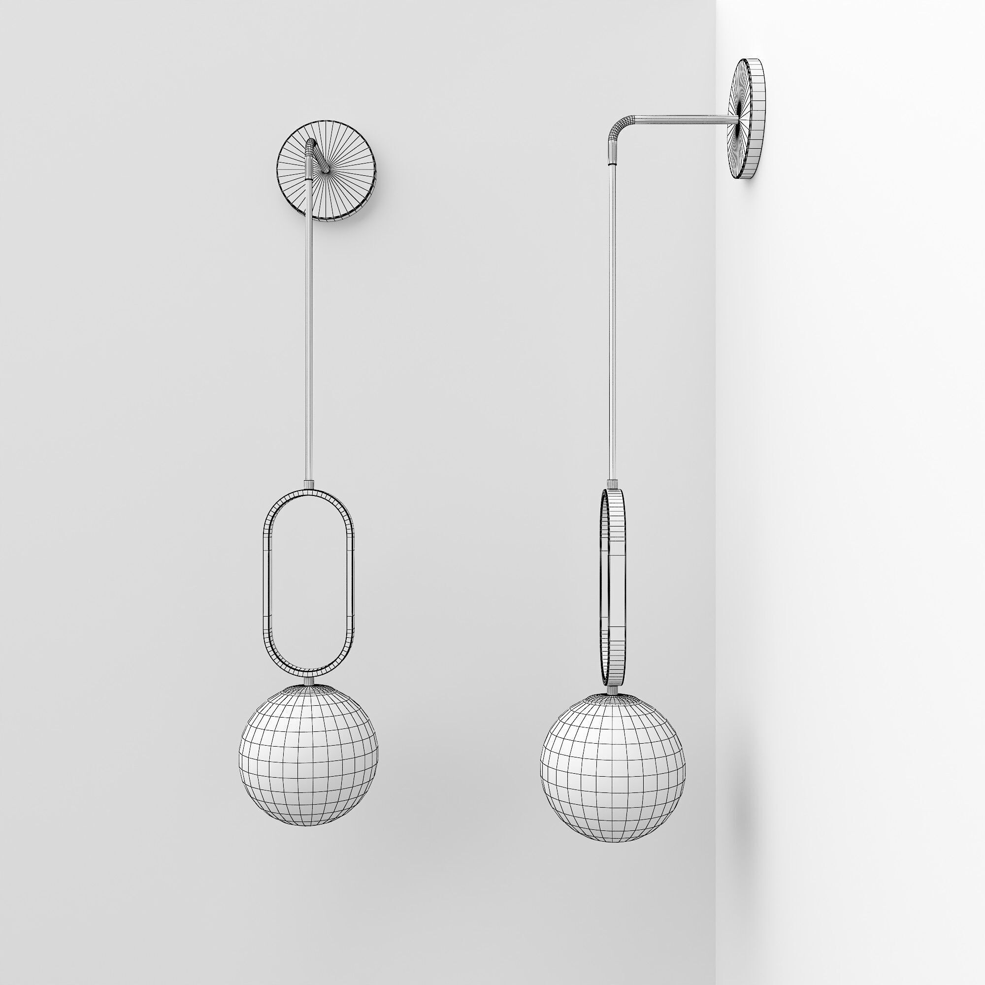 Innison Wall Light 3D model_1