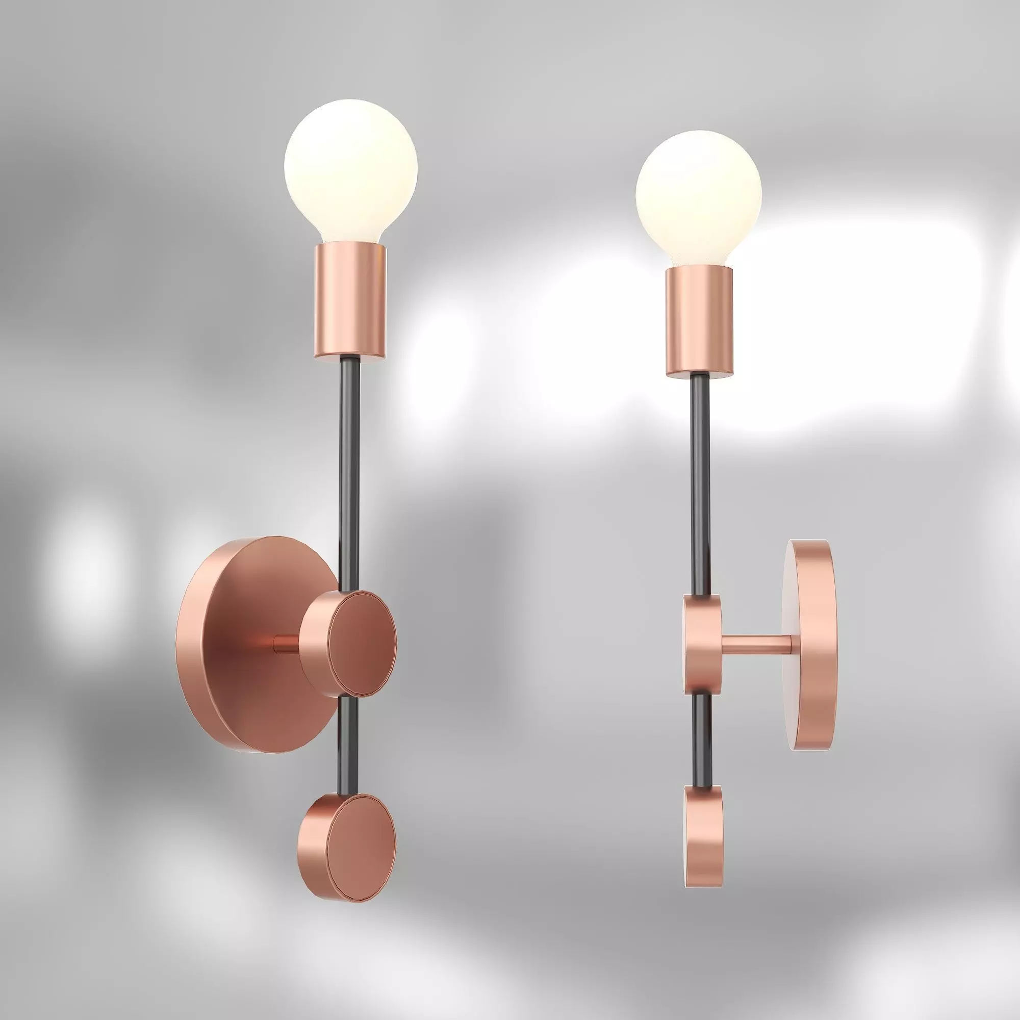 Ininora Wall Light 3D model_0