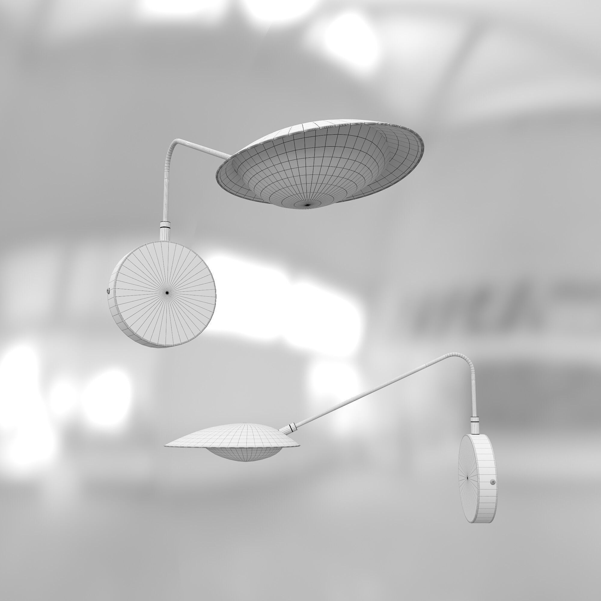 Inemily Wall Light 3D model_1