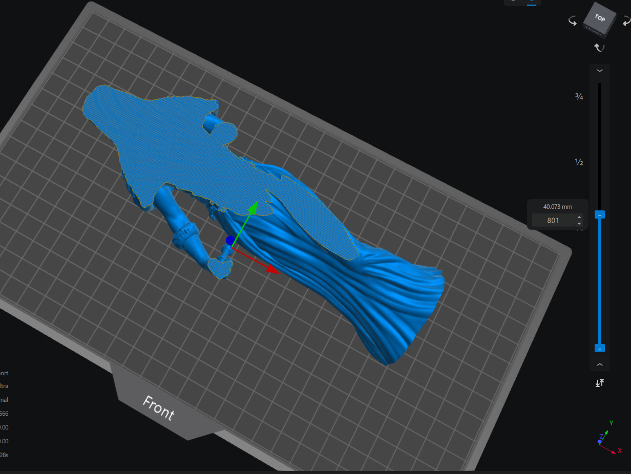 Morrigan Celtic Goddess 3D print model_13