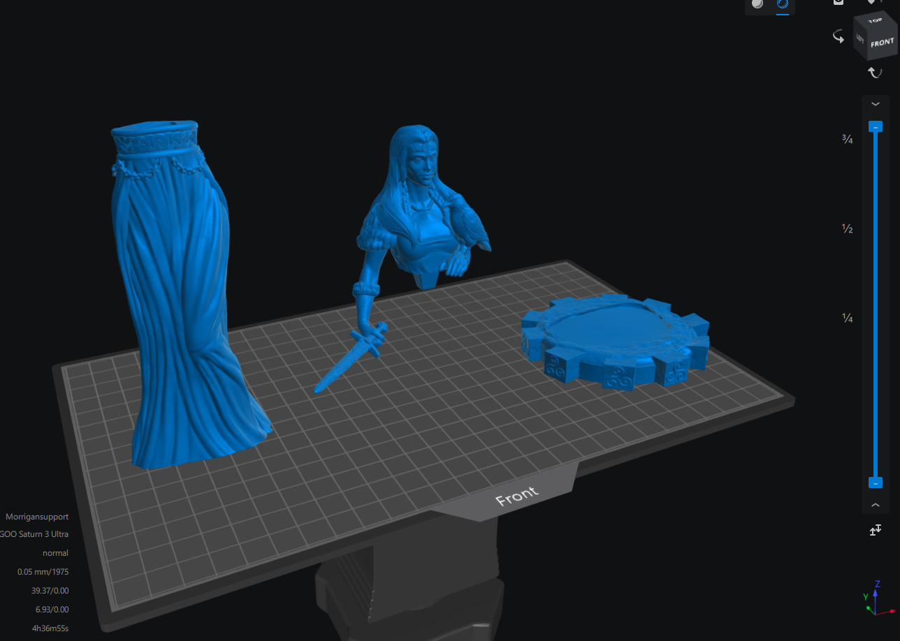 Morrigan Celtic Goddess 3D print model_9