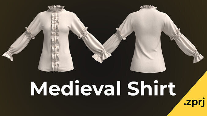 Medieval Shirt 3D model