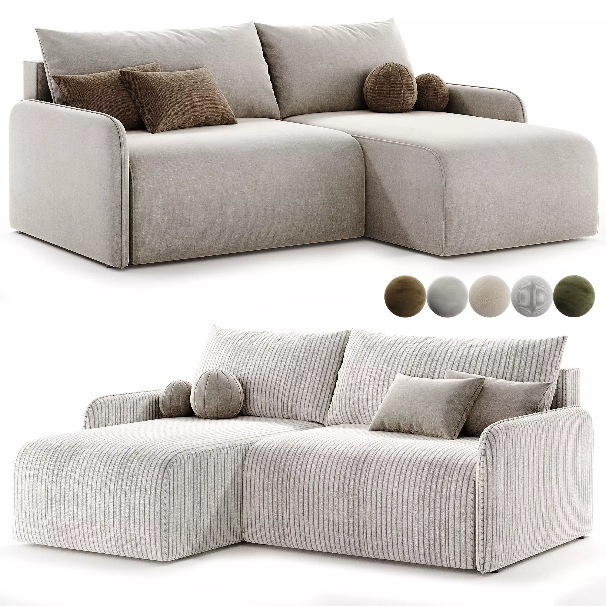 MKS MEBLE Ecksofa ARPA L 3D model_0