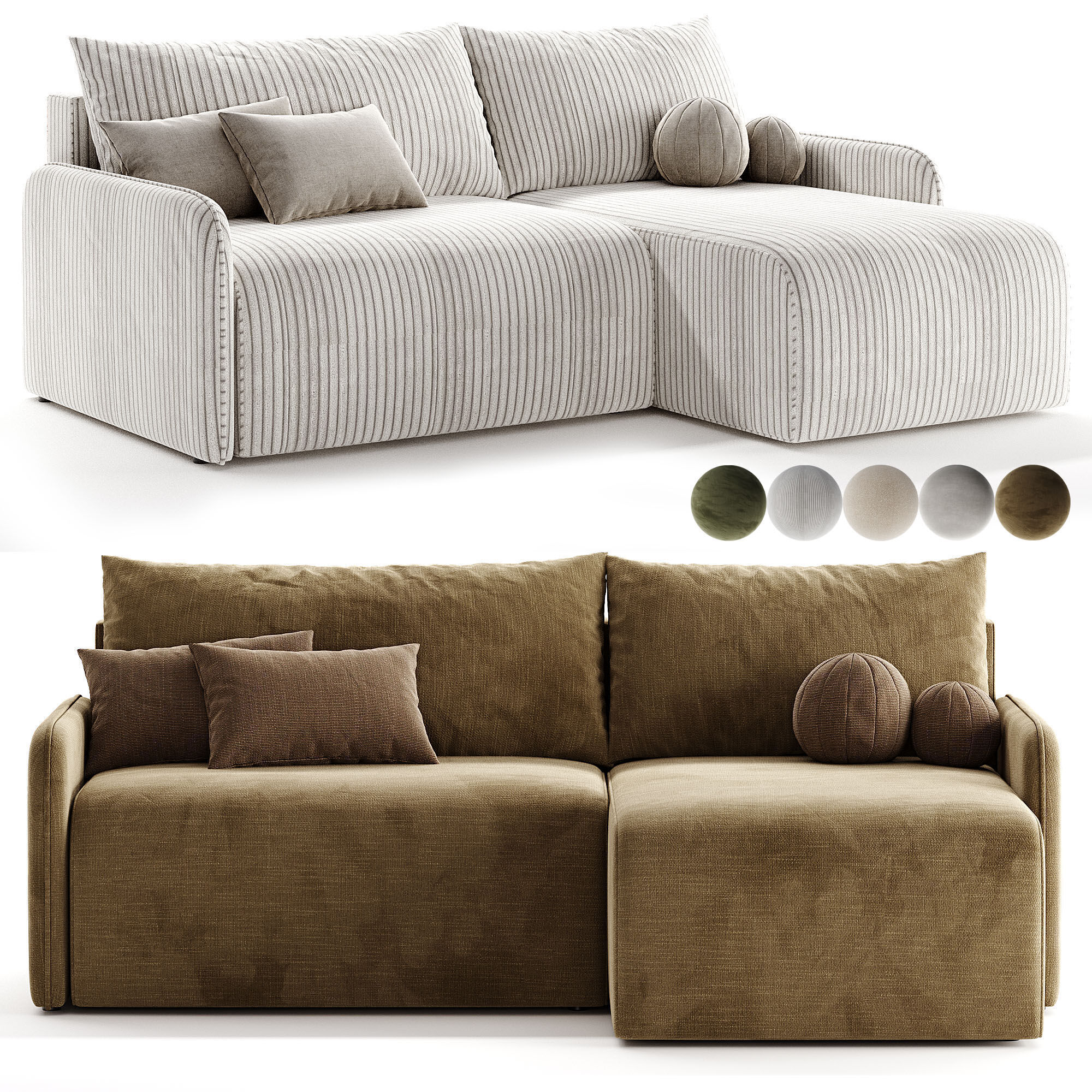 MKS MEBLE Ecksofa ARPA L 3D model_5