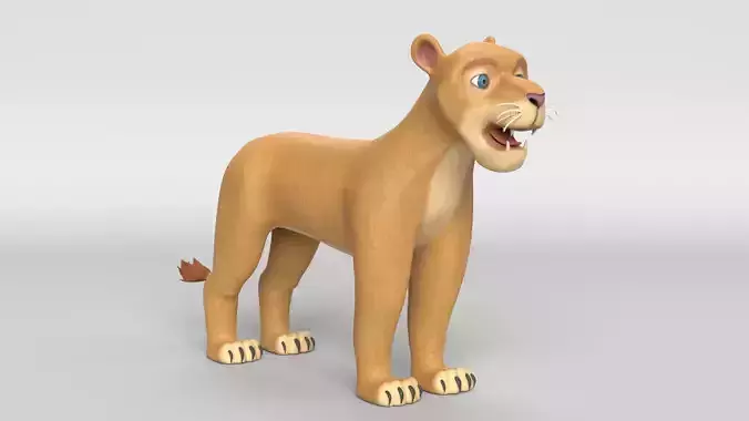 Cartoon Lion Female