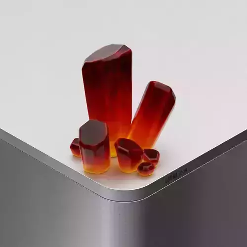 Inferno Shards Low-poly 3D model