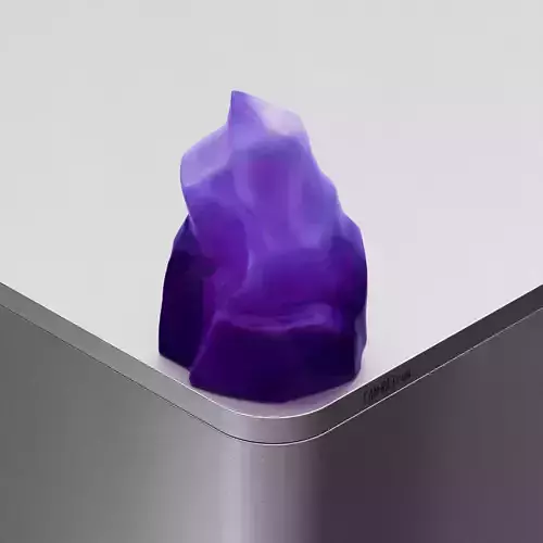 Mystic Amethyst Low-poly 3D model