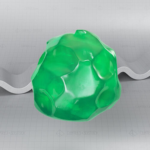 Raw Gem Low-poly 3D model