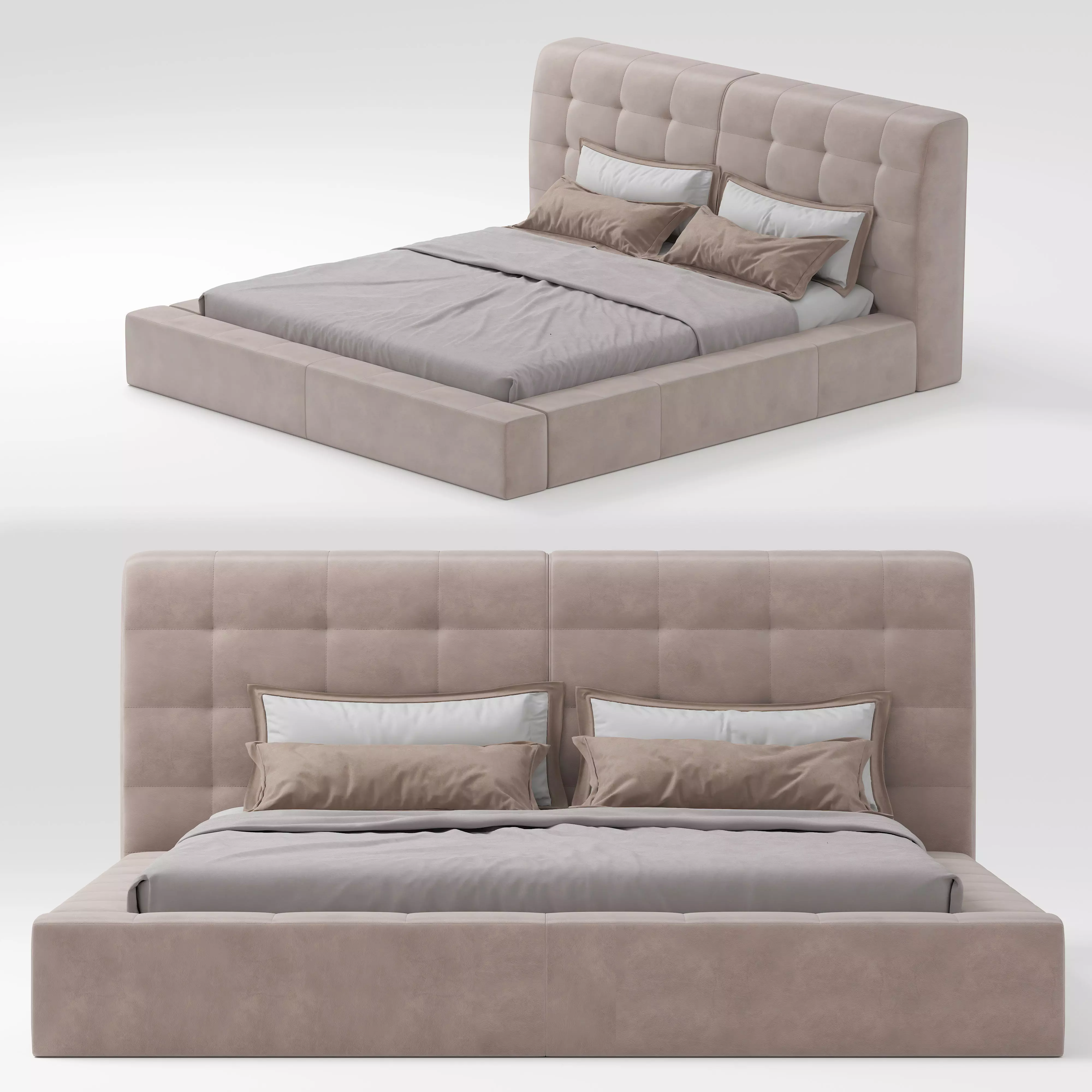 Eleanor Bed 3D model_0