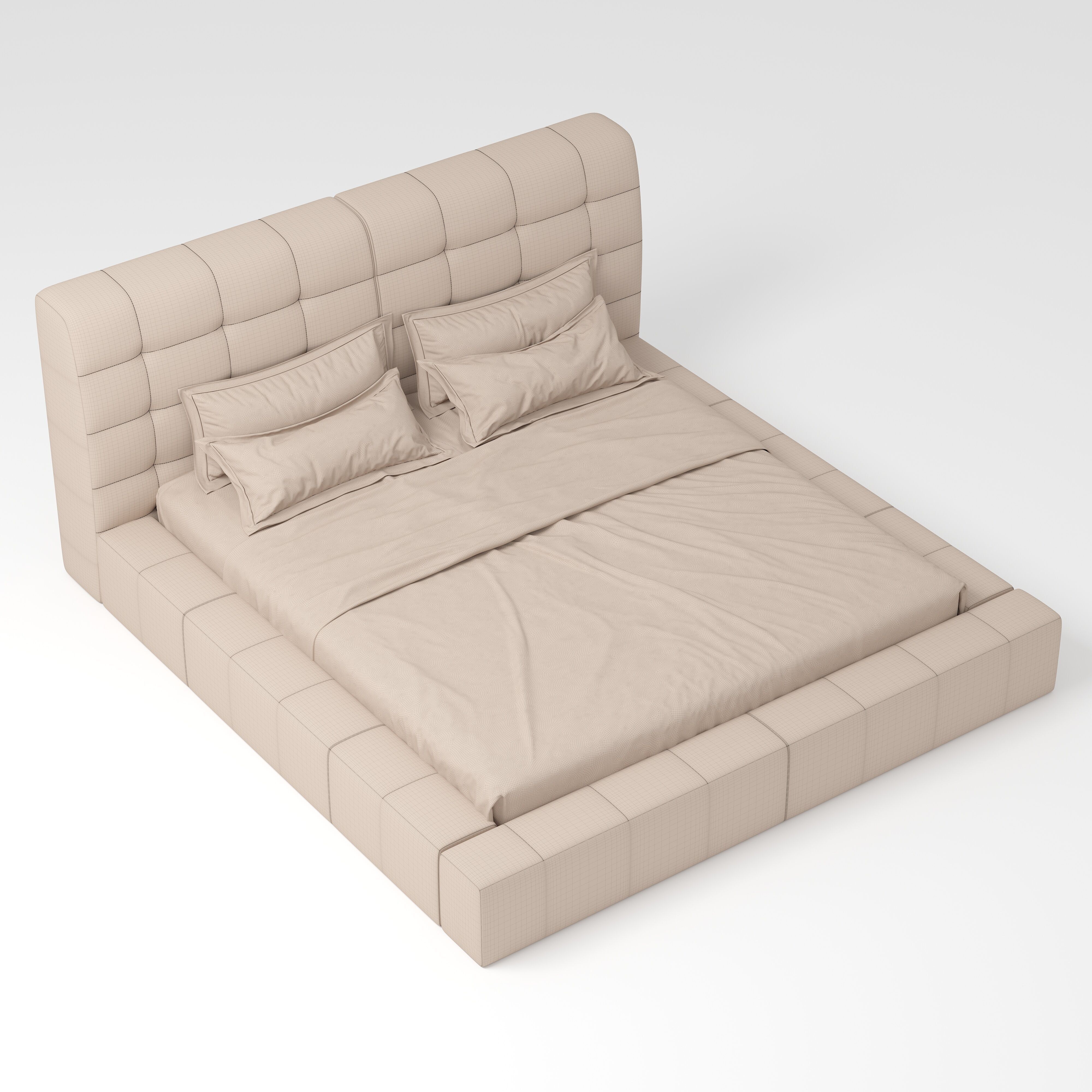 Eleanor Bed 3D model_2