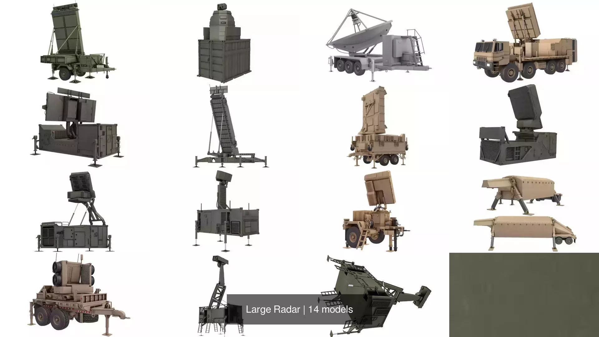 Large Radar 3D Model Collection_0