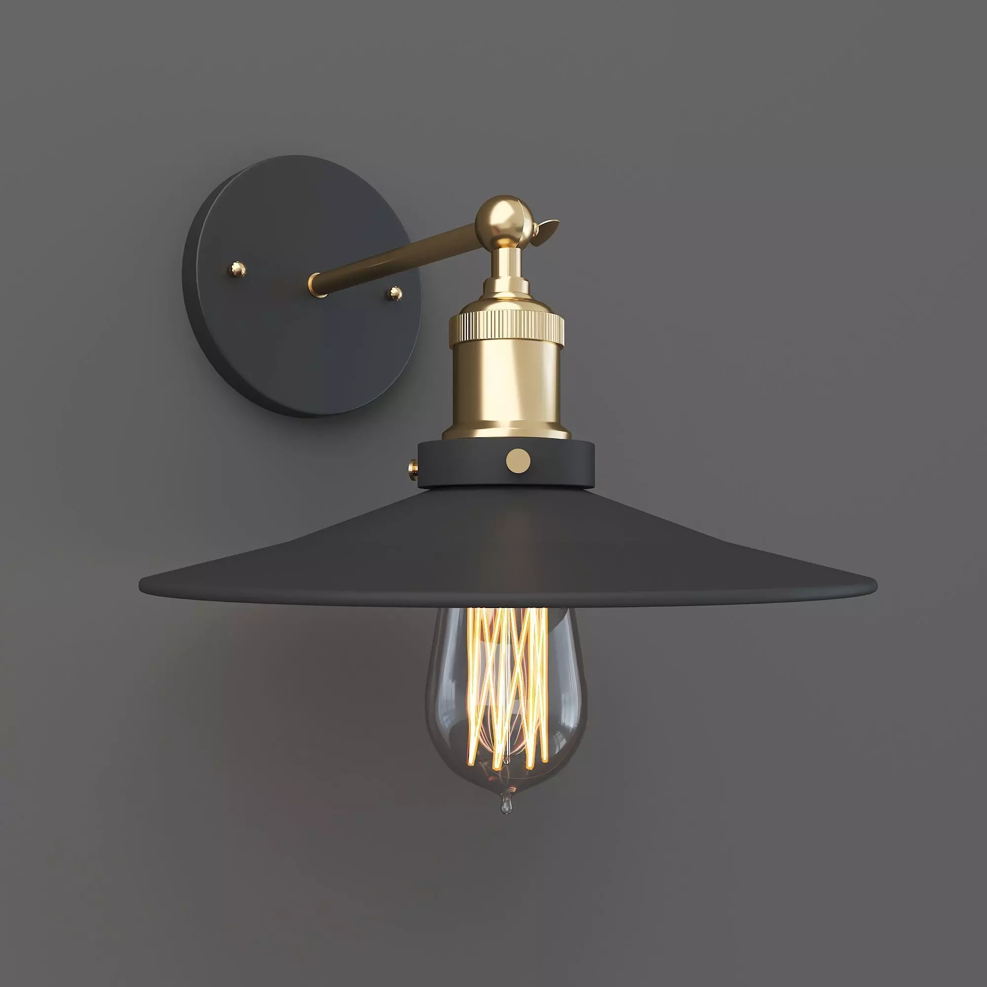 Corbin Wall Light 3D model_0