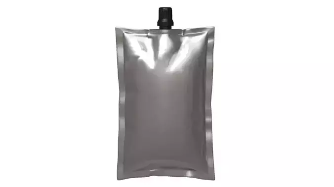 Spout pouch packaging 07 3D model