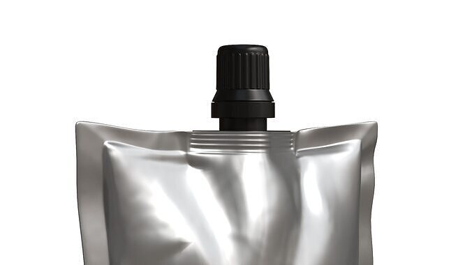 Spout pouch packaging 07 3D model 5