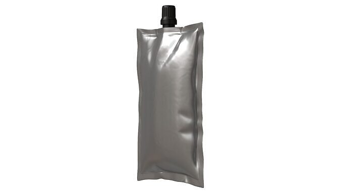 Spout pouch packaging 07 3D model 3